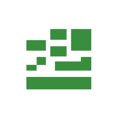Stacked Rectangles Logo #388E3C