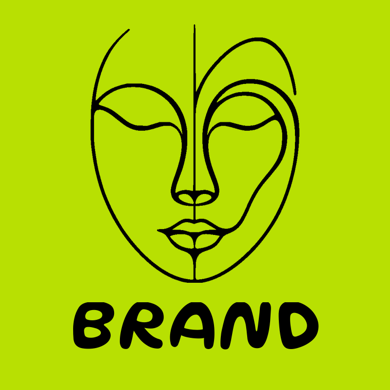 Line Human Face Design preview