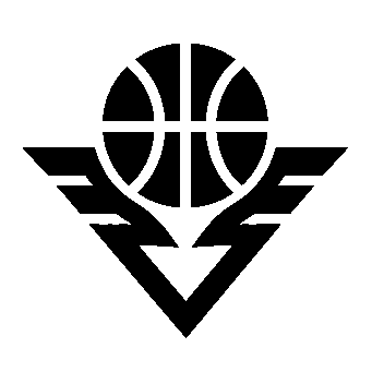 Basketball Wings Emblem Logo
