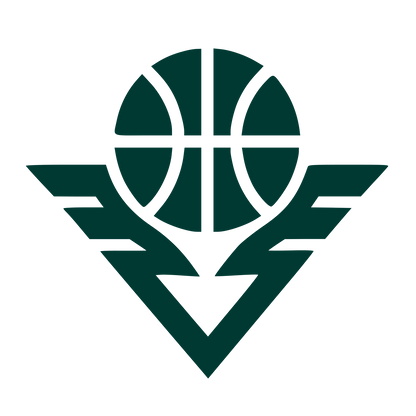 Basketball Wings Emblem Logo #003932