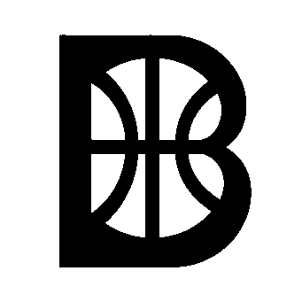 Letter B Basketball Logo