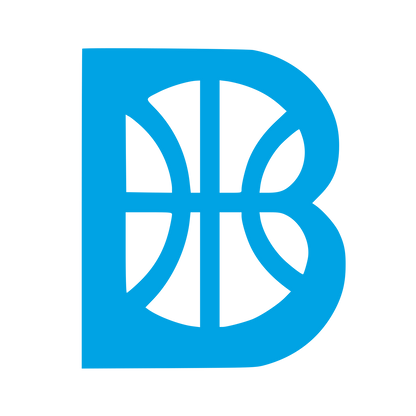 Letter B Basketball Logo #00a3e4