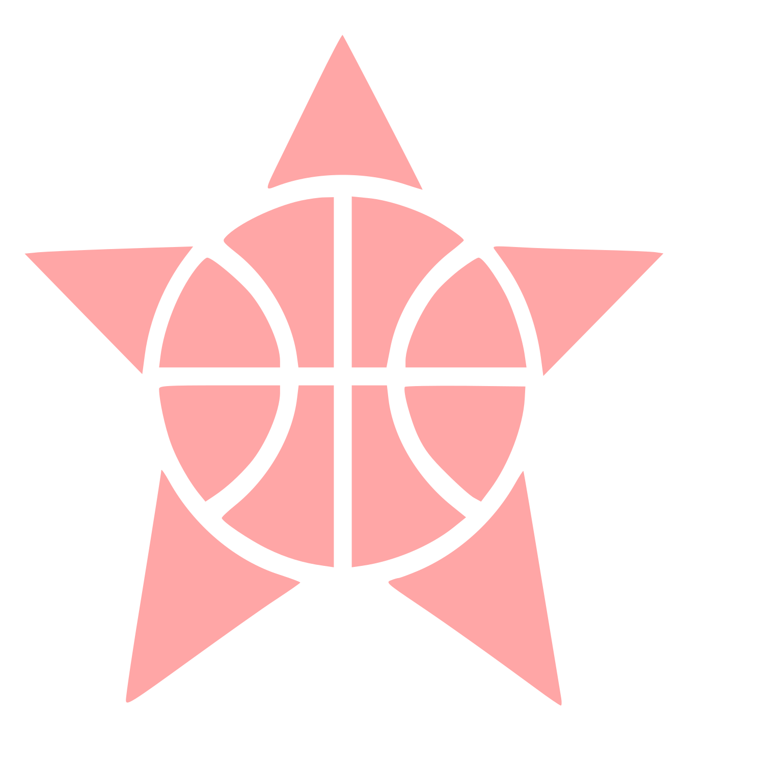 Basketball Star Logo #ffa6a6