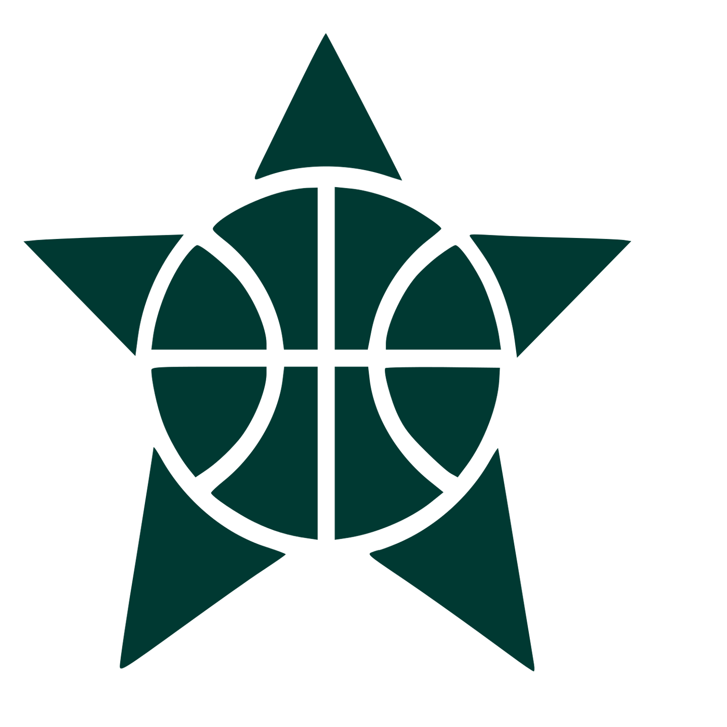 Basketball Star Logo #003932