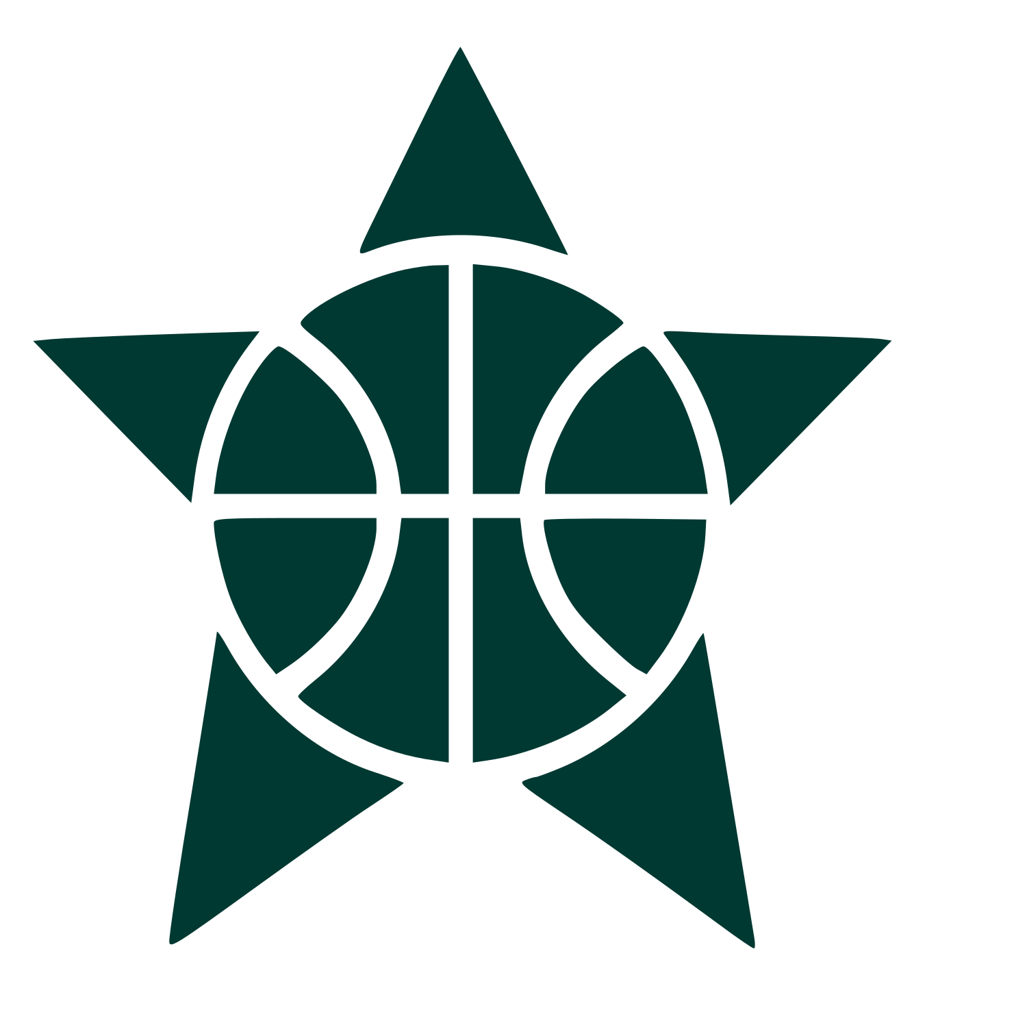 Basketball Star Logo #003932