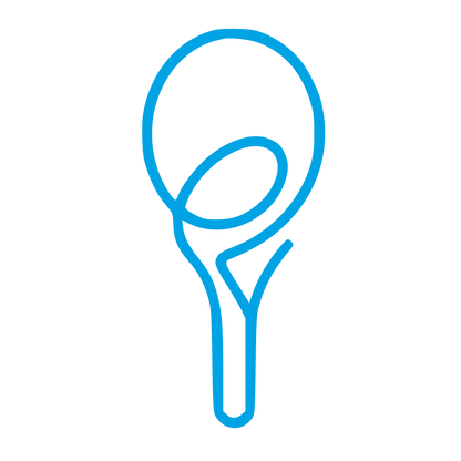 Monoline Tennis Racket Logo #00a3e4