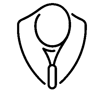 Monoline Tennis Racket Shield Logo