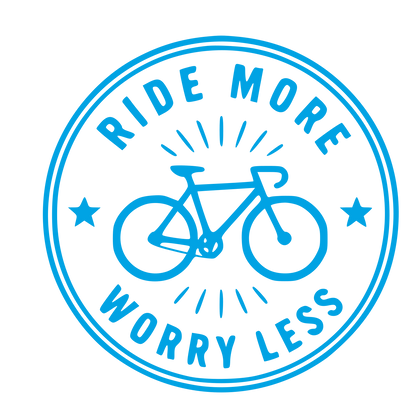 Bicycle Stamp Badge Logo #00a3e4