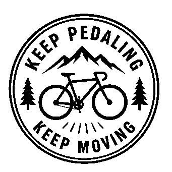 Cycling Stamp Badge Logo