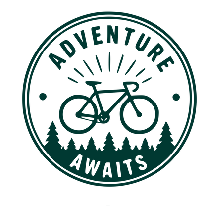 Bicycle Adventure Badge Logo #003932