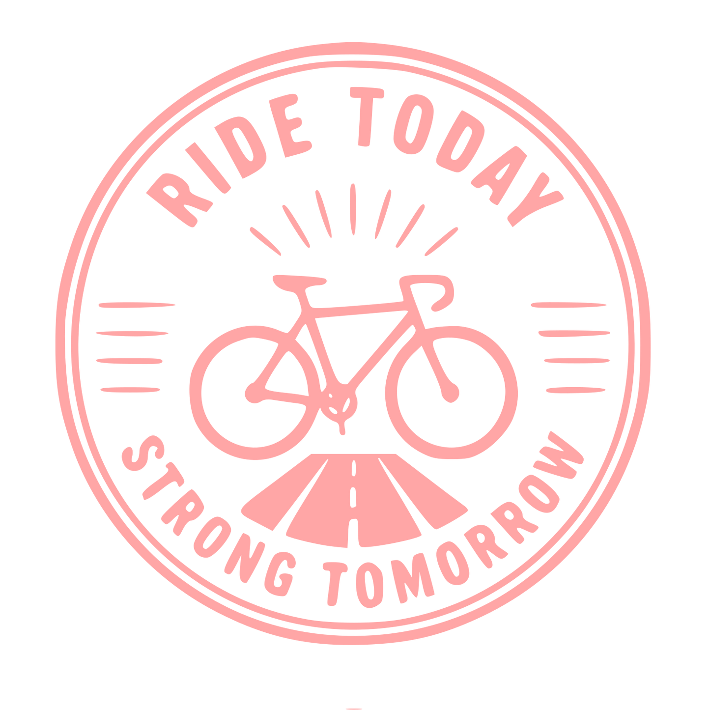 Bicycle Stamp Badge Logo #ffa6a6