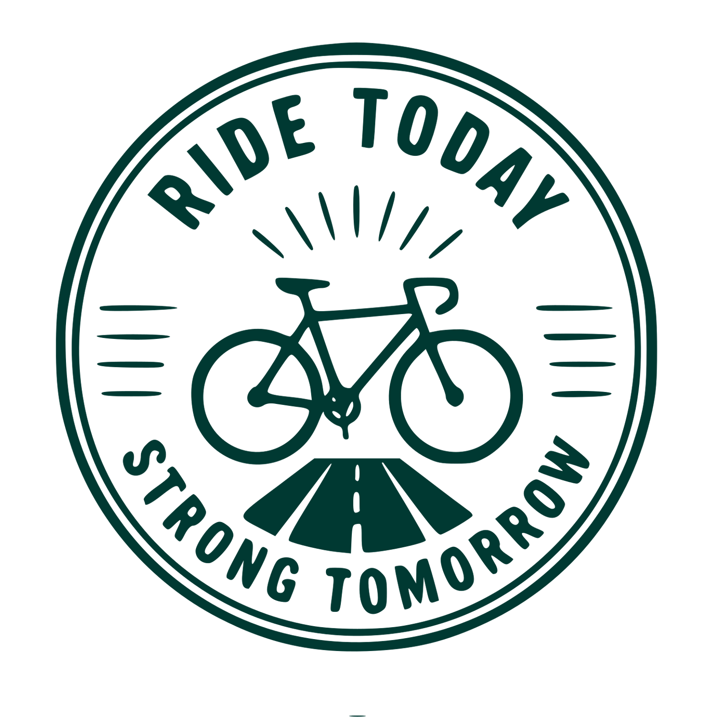 Bicycle Stamp Badge Logo #003932