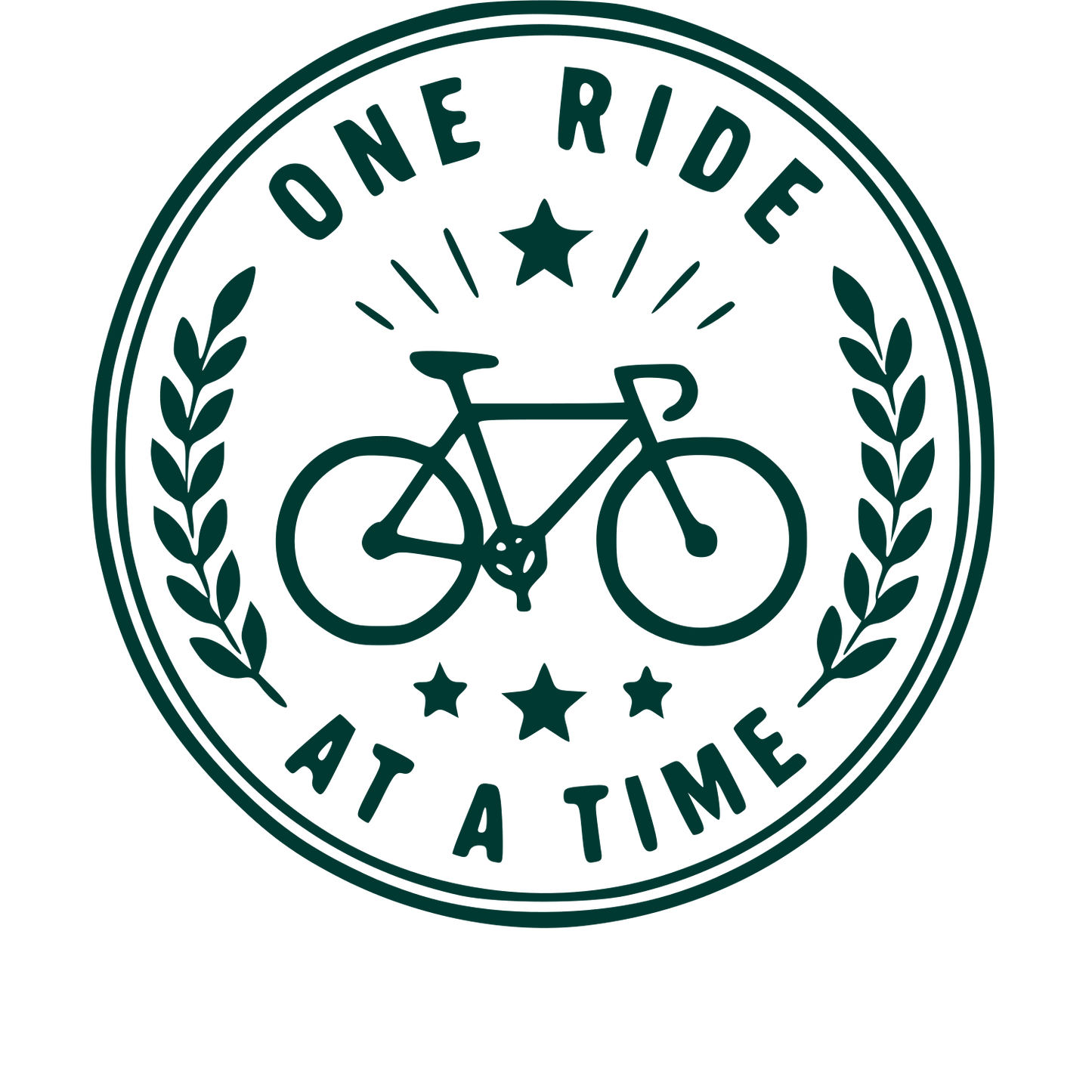 Bicycle Stamp Badge Logo #003932