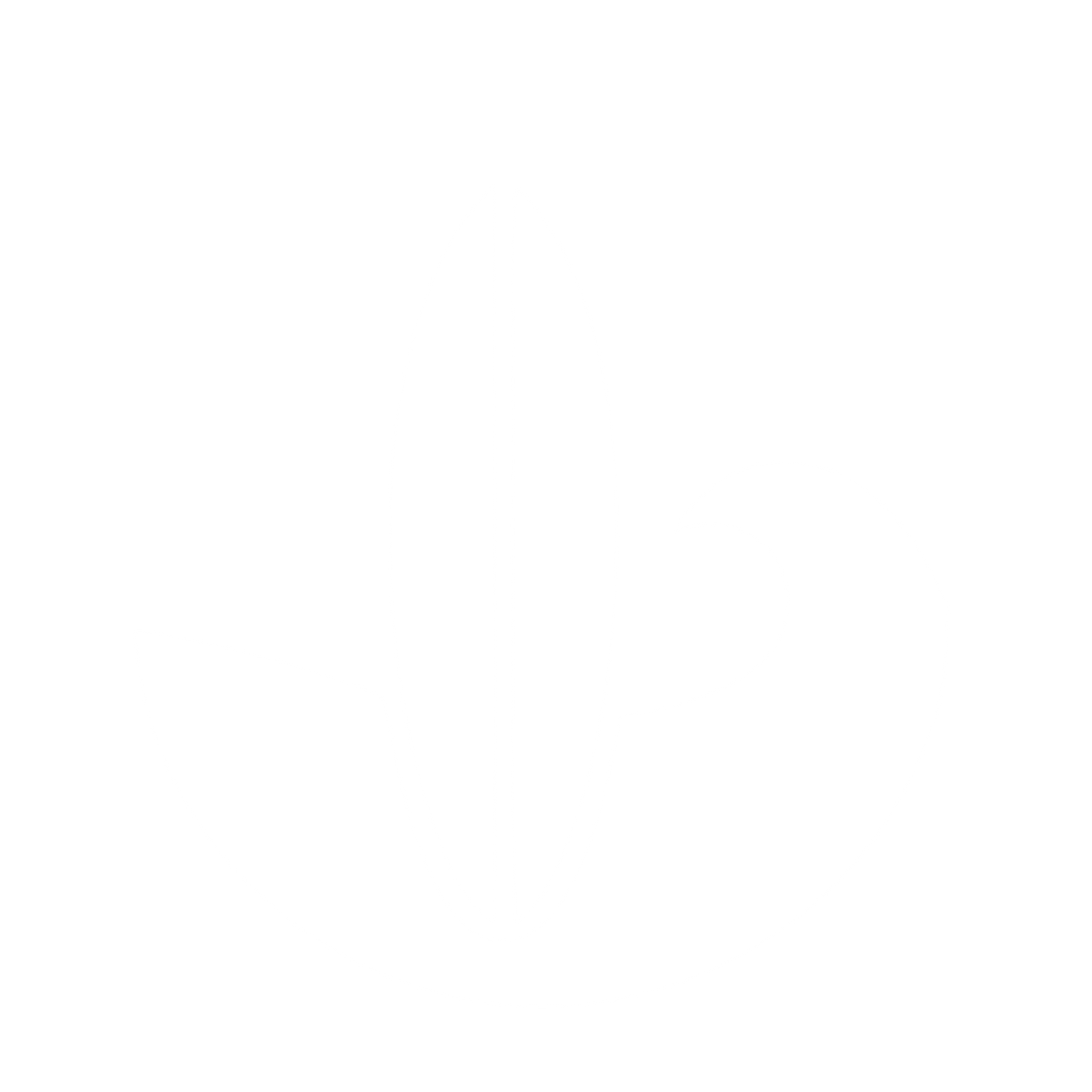 Bauhaus Surfboard Wave Logo #ffffff