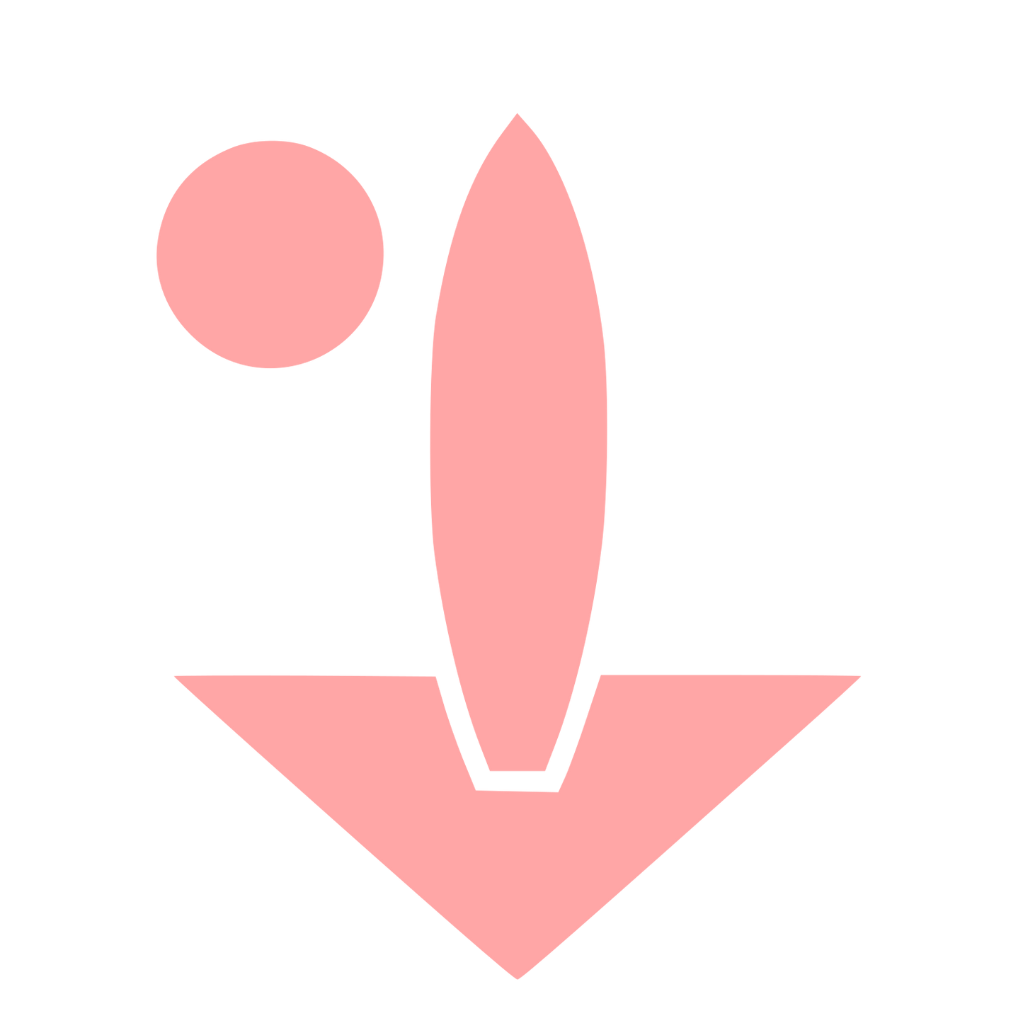 Bauhaus Surfboard Drop Logo #ffa6a6