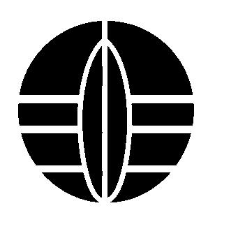 Bauhaus Surfboard Globe Logo