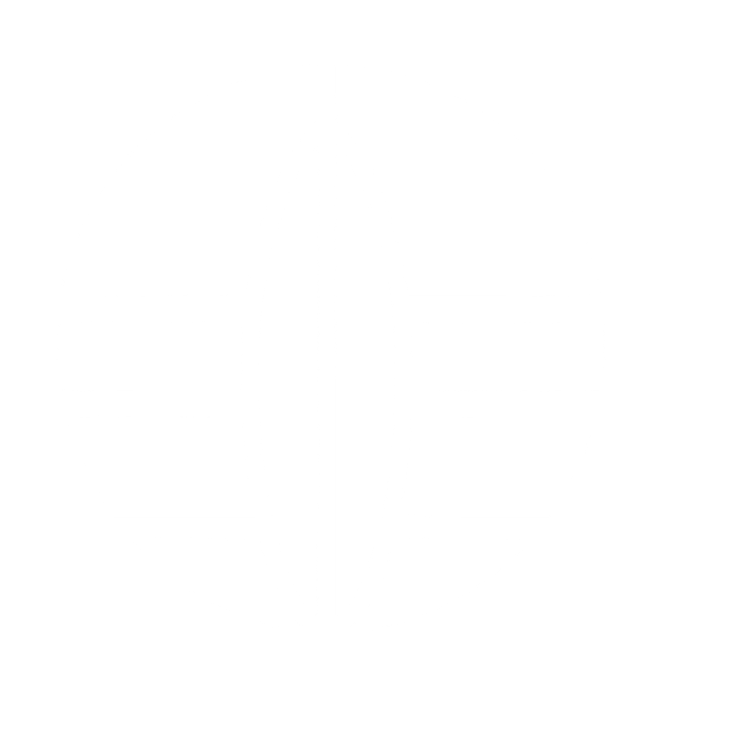 Bauhaus Surfboard Globe Logo #ffffff
