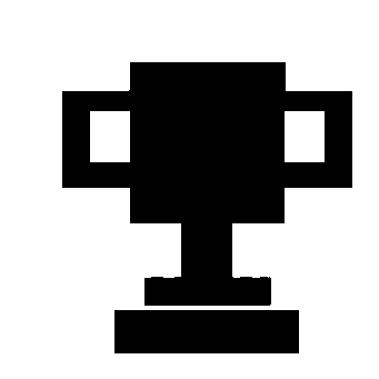 Pixel Trophy Cup Logo