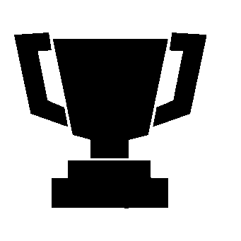 Brutalist Trophy Cup Logo