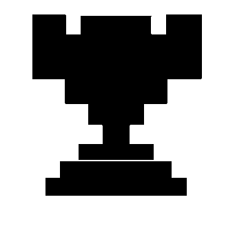 Pixel Trophy Cup Logo