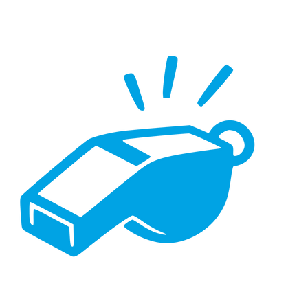Hand-Drawn Whistle Logo #00a3e4