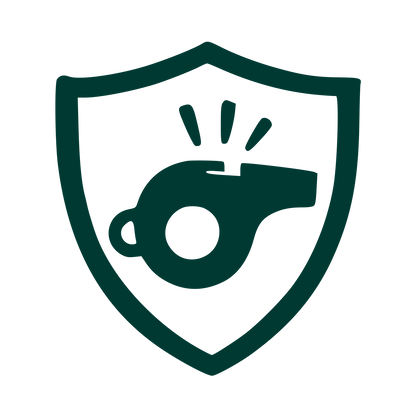 Whistle Shield Logo #003932
