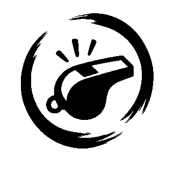 Hand-Drawn Whistle Logo