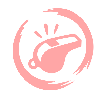 Hand-Drawn Whistle Logo #ffa6a6