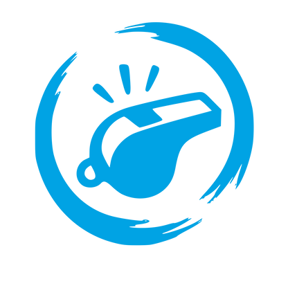 Hand-Drawn Whistle Logo #00a3e4