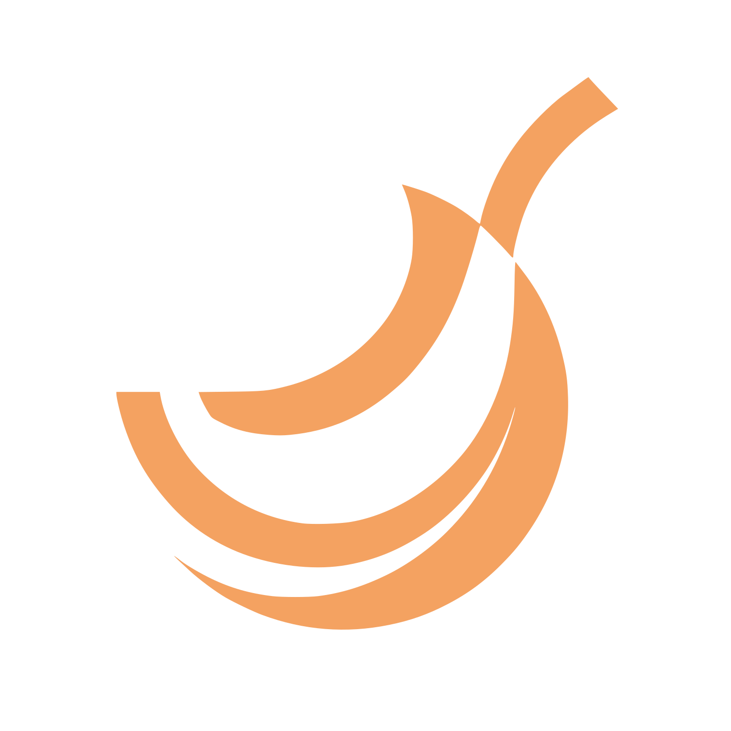 Swirl Cleaning Service Logo #F4A261