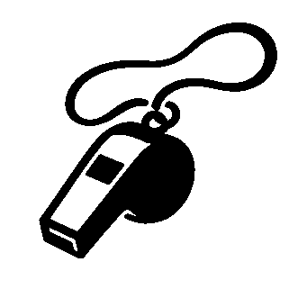 Whistle on Lanyard Logo