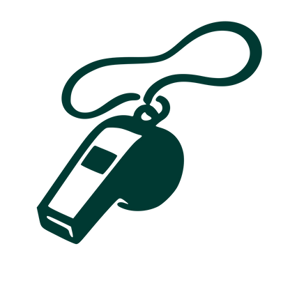 Whistle on Lanyard Logo #003932