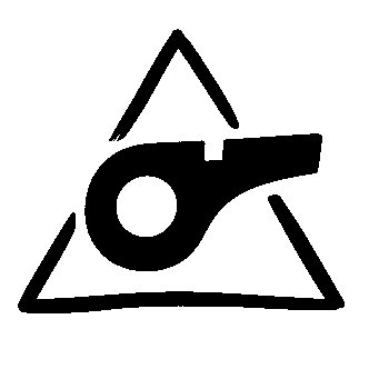 Hand-Drawn Whistle Triangle Logo