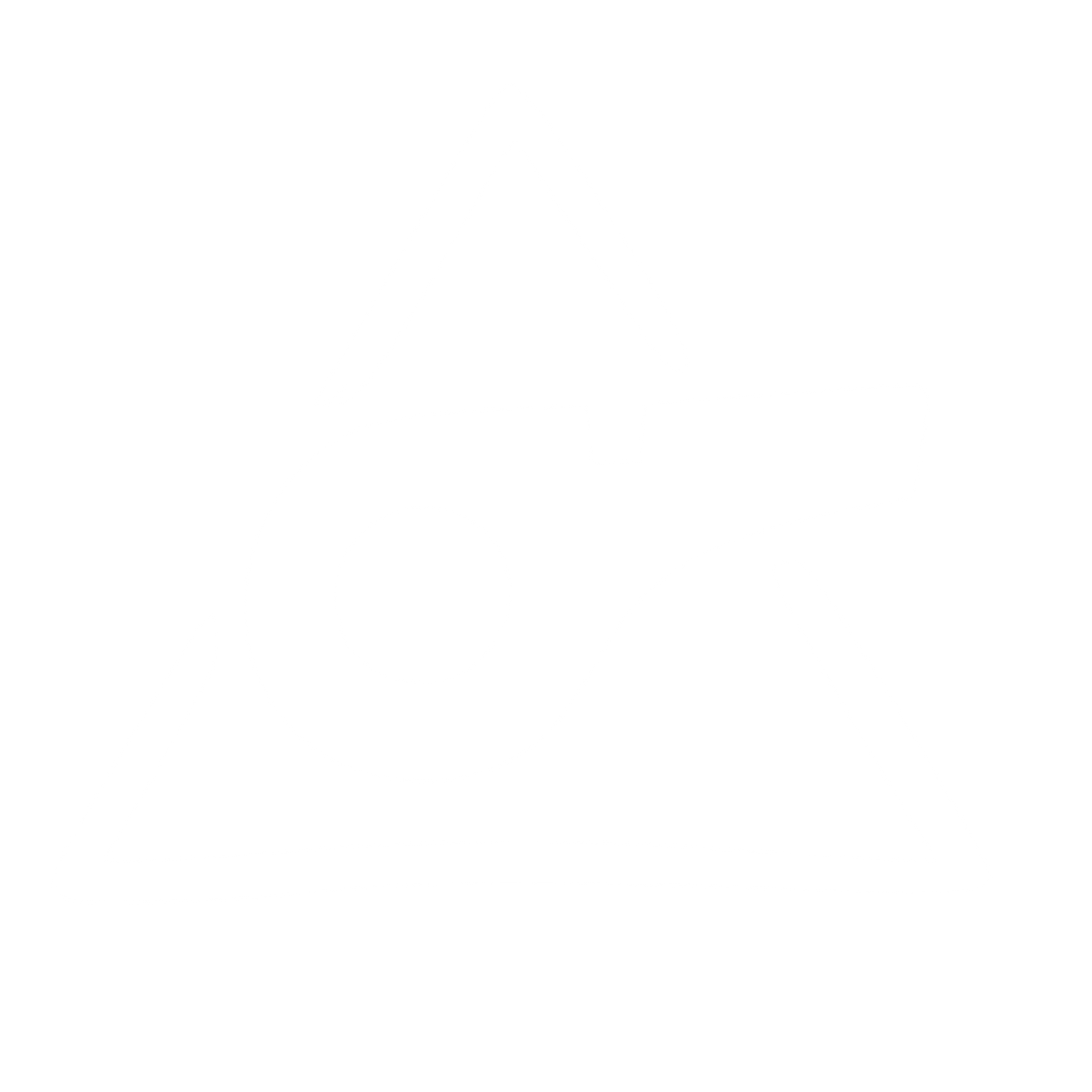 Hand-Drawn Whistle Triangle Logo #ffffff