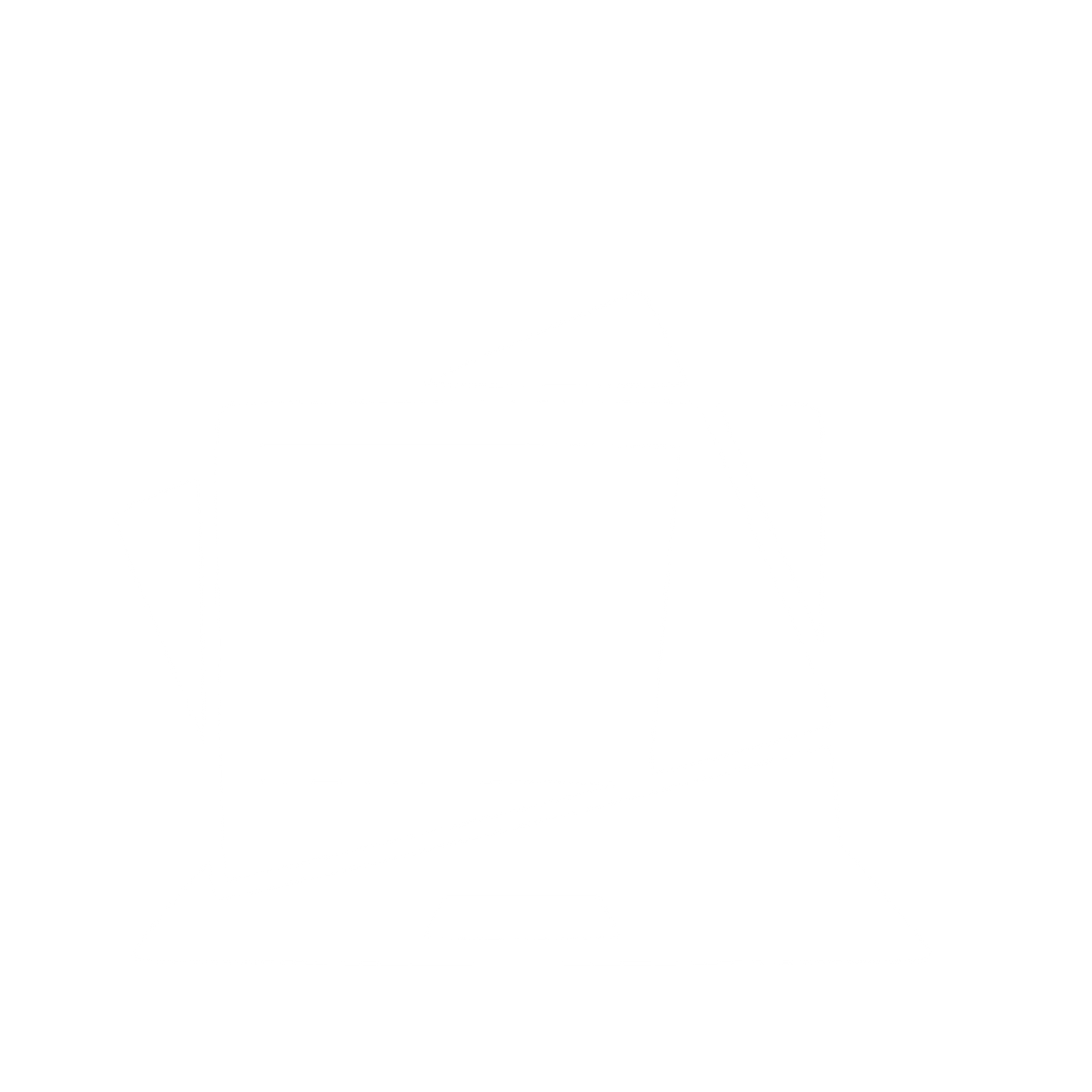 Layered Overlap Laptop Logo #ffffff
