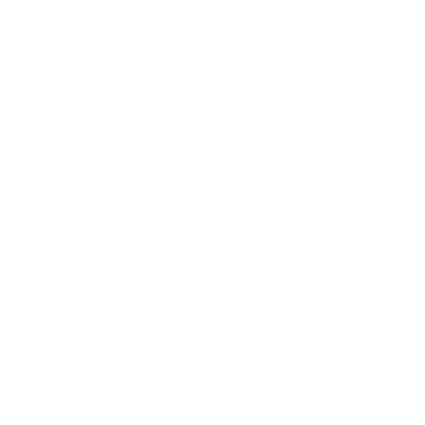 Laptop Circle Overlap Logo #ffffff