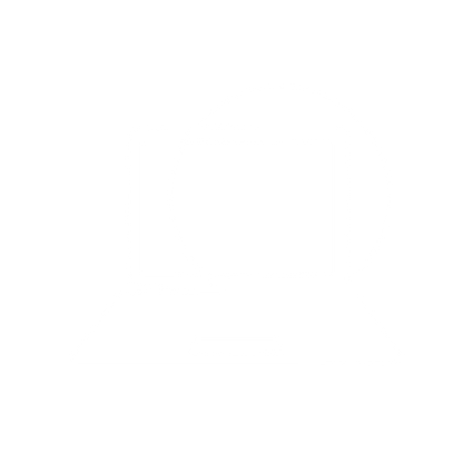 Laptop Circle Overlap Logo #ffffff