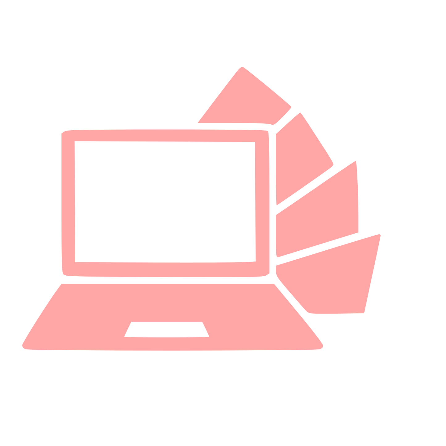 Laptop Color Swatches Logo #ffa6a6