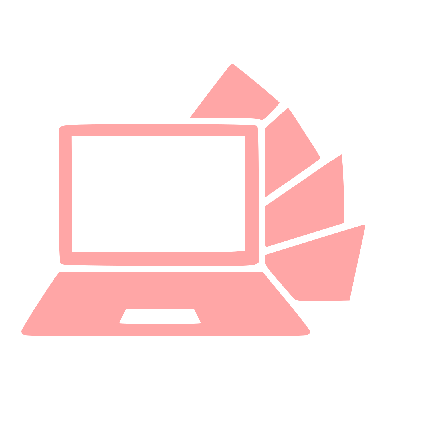 Laptop Color Swatches Logo #ffa6a6