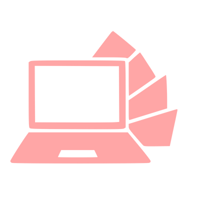 Laptop Color Swatches Logo #ffa6a6