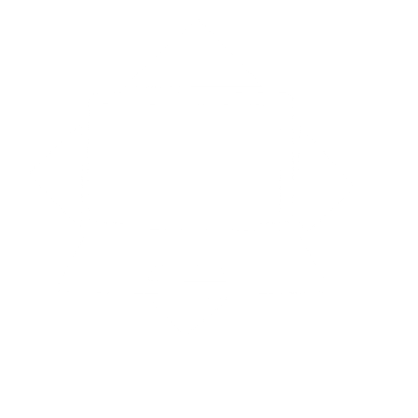 Laptop Directional Arrow Logo #ffffff