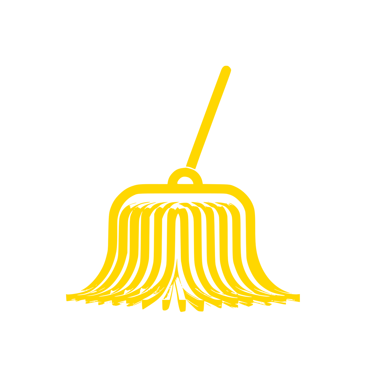 Broom Logo #FFD700