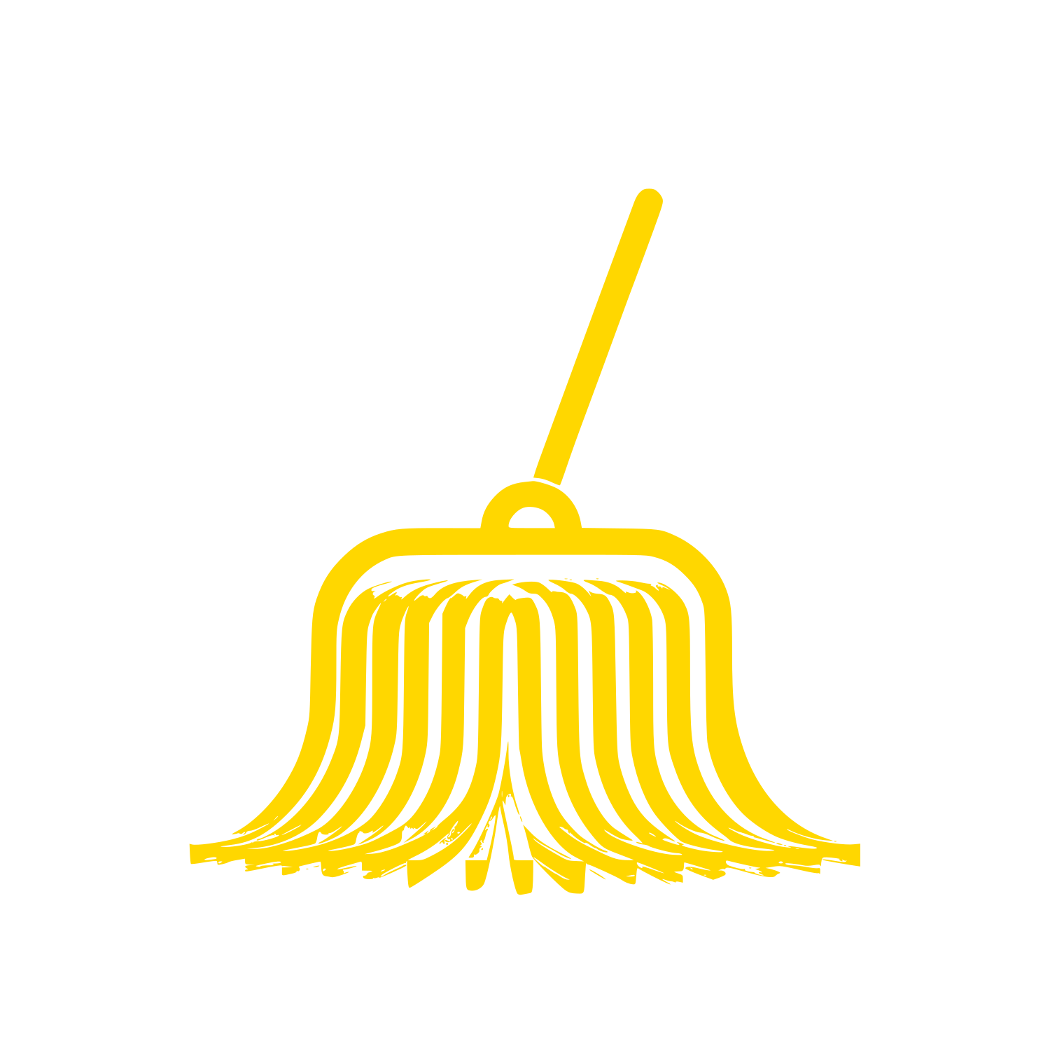 Broom Logo #FFD700