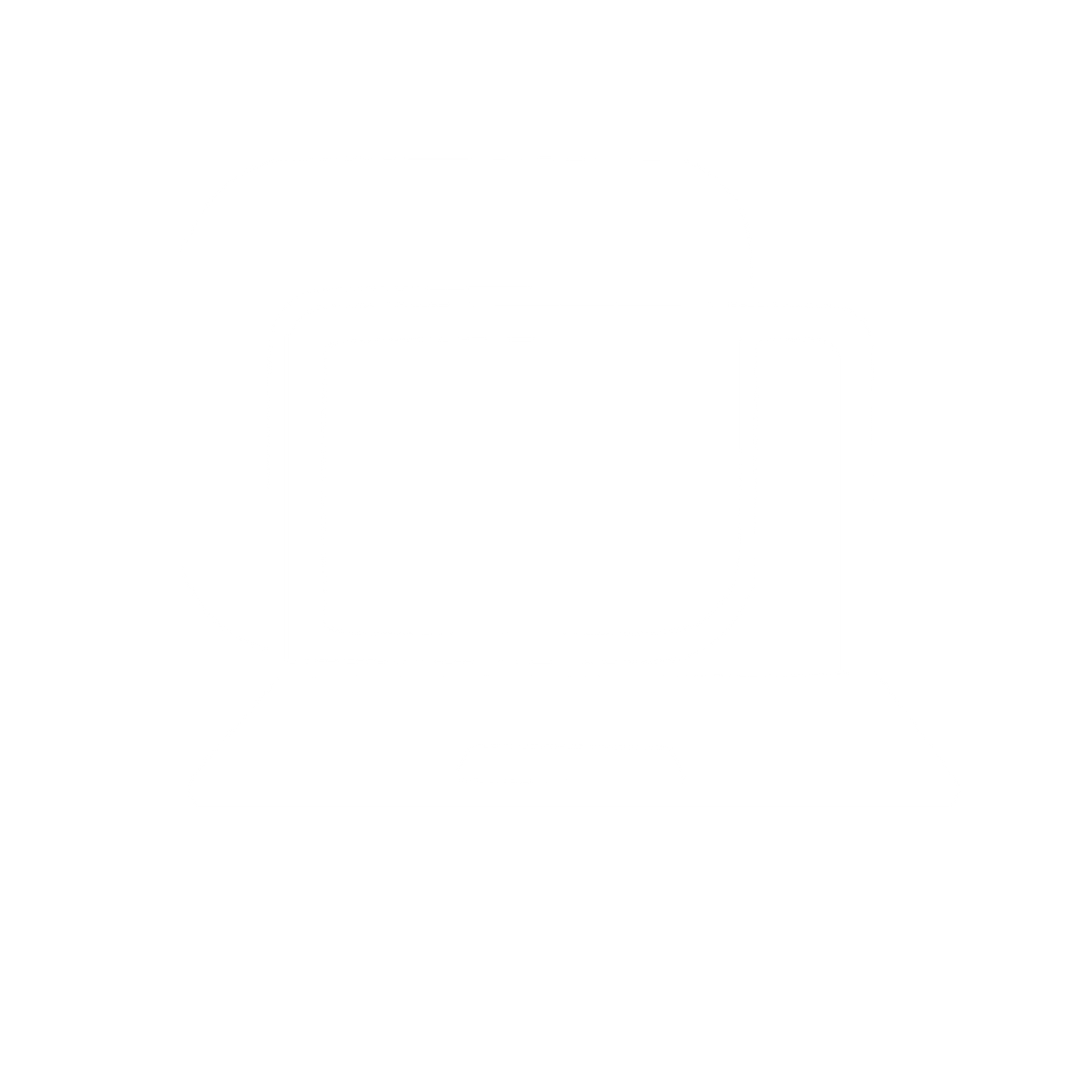 Layered Laptop Tablet Logo #ffffff