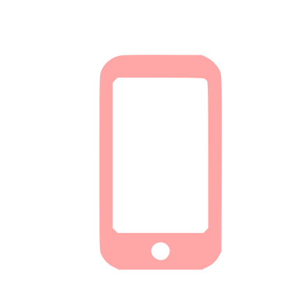 Smartphone Mobile Device Logo #ffa6a6