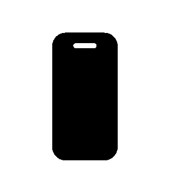 Smartphone Silhouette Logo