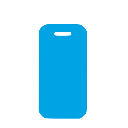 Smartphone Silhouette Logo #00a3e4