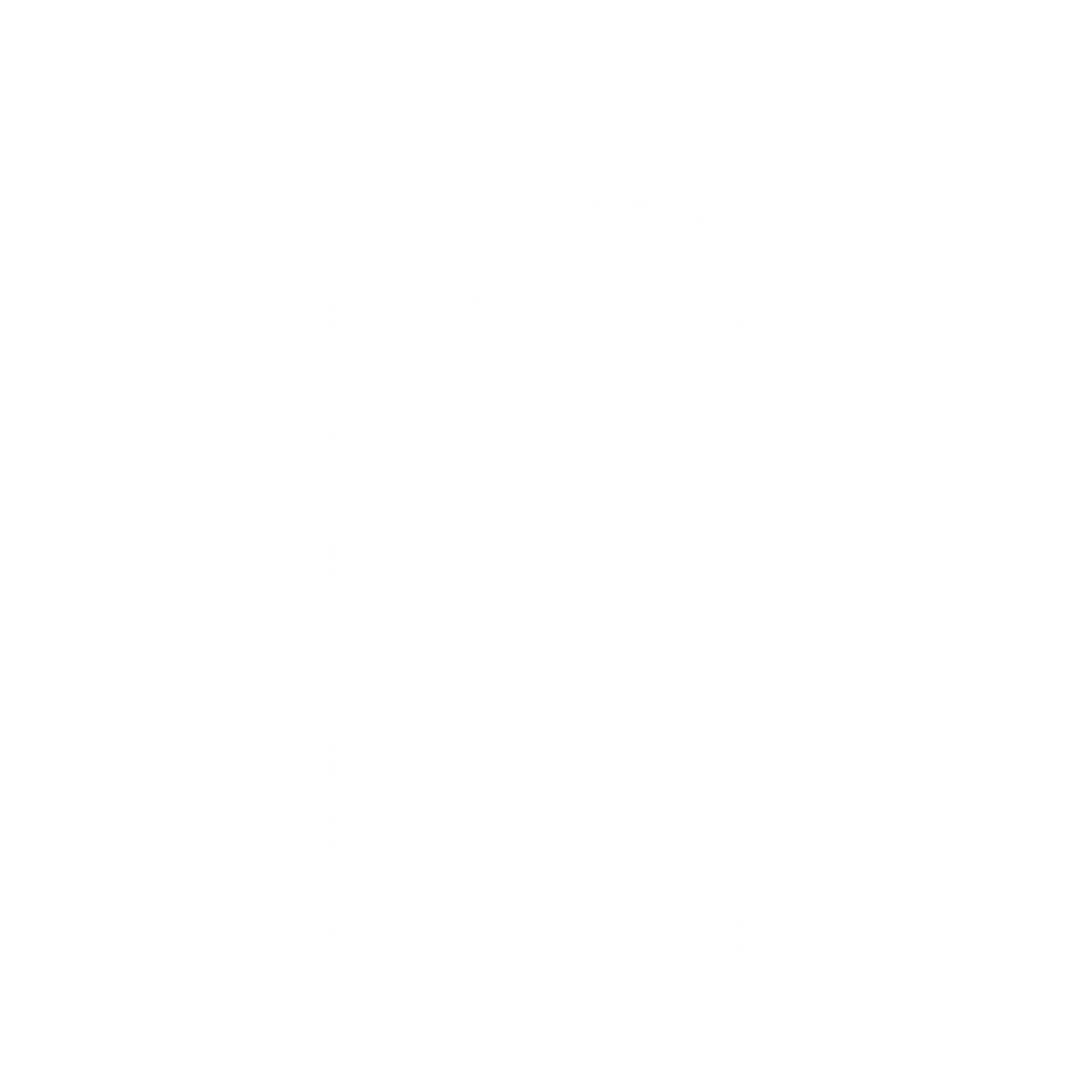 Smartphone Silhouette Logo #ffffff