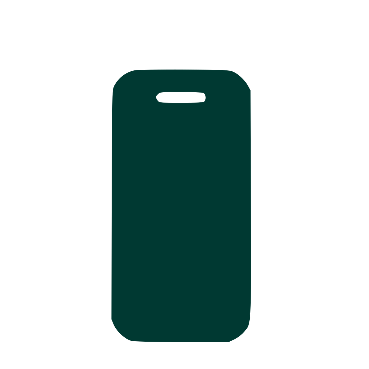 Smartphone Silhouette Logo #003932