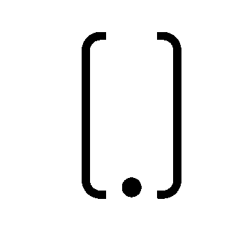 Minimal Smartphone Bracket Logo